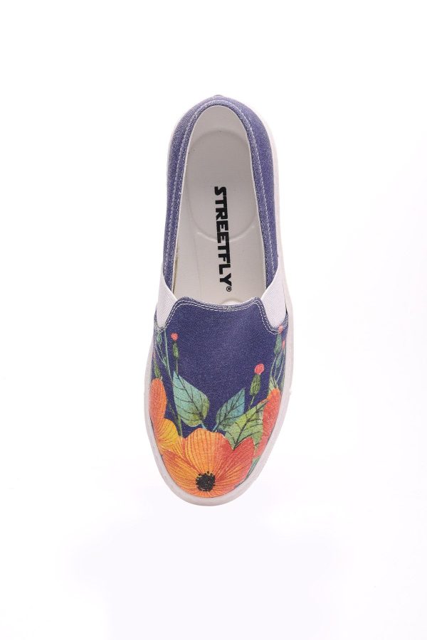 کتونی اورجینال برند Streetfly مدل Keten Renkli Kadın Sneaker کد 805675131 - Image 4