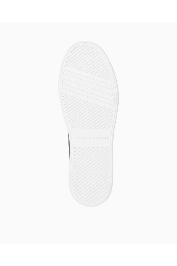 کتونی اورجینال برند Tommy hilfiger مدل Essential Metalik Deri Kort Ayakkabısı کد 872150152 - Image 4