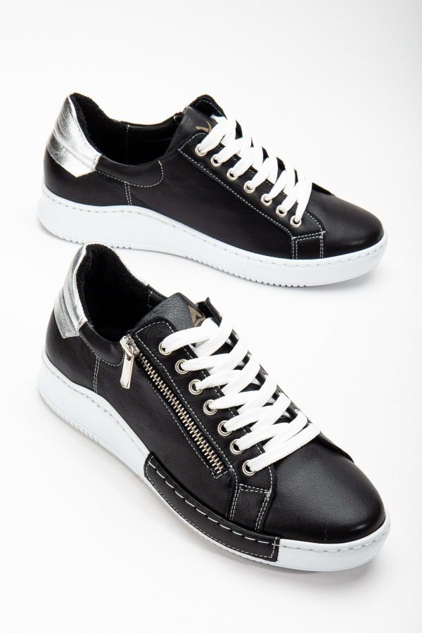 کتونی اورجینال برند Analin shoes مدل Hakiki Deri Fermuarlı Spor Ayakkabı کد 825994266 - Image 3