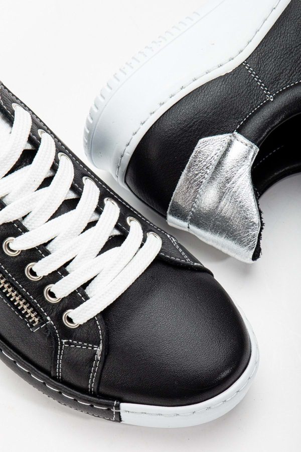 کتونی اورجینال برند Analin shoes مدل Hakiki Deri Fermuarlı Spor Ayakkabı کد 825994266 - Image 4
