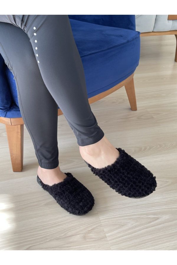 دمپایی خانگی اورجینال برند Gezer مدل Kışlık Peluş Ev Terlik کد 167290596