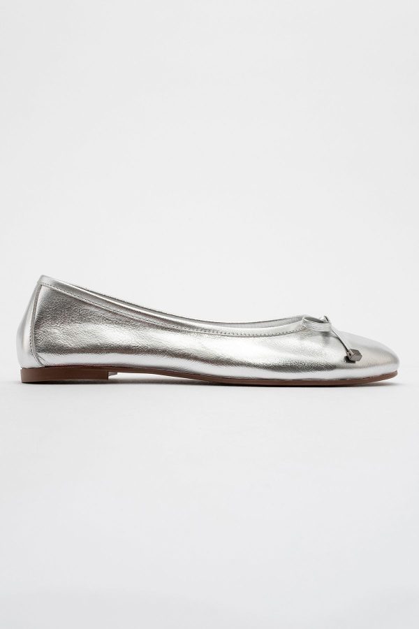 کفش اورجینال برند Gns shoes مدل Hakiki Deri Fiyonklu Kadın Babeti کد 829022998 - Image 7