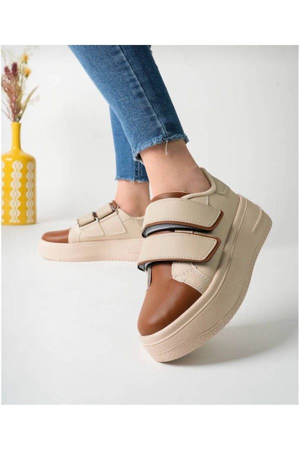 کتونی اورجینال برند Ayakkabihavuzu مدل Yüksek Tabanlı Cırt Bantlı Sneaker کد 774353839