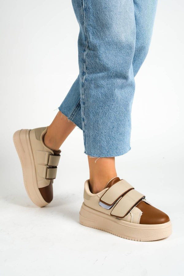 کتونی اورجینال برند Ayakkabihavuzu مدل Yüksek Tabanlı Cırt Bantlı Sneaker کد 774353839 - Image 2