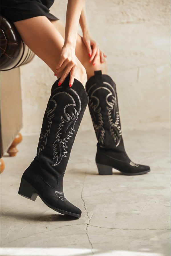 بوت ساق بلند اورجینال برند Goffshoes مدل Rendon Kovboy Çizme کد 808294610 - Image 4