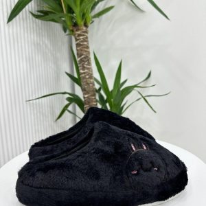 دمپایی خانگی اورجینال برند Klay shoes مدل Hayvan Figürlü Peluş Ev Terliği کد 881455629