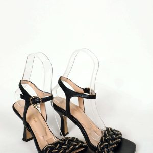 صندل اورجینال برند Elisse shoes مدل Bilek Detaylı Örgülü Sandalet کد 286260495