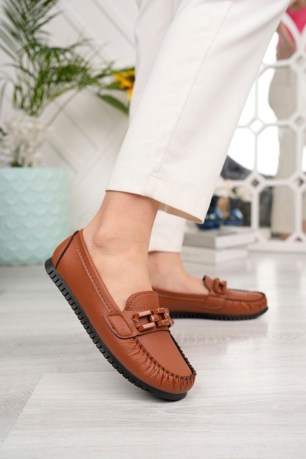 کفش اورجینال برند Khayt مدل Fancy Casual Günlük Kadın Babet کد 728125298 - Image 2