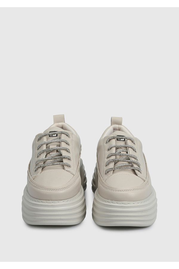 کتونی اورجینال برند Provoq مدل Bej Kadın Sneaker کد 818216905 - Image 3