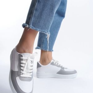 کتونی اورجینال برند Camolla مدل Beyaz-Gri Kadın Sneaker کد 850851709 11 1 org zoom 4773