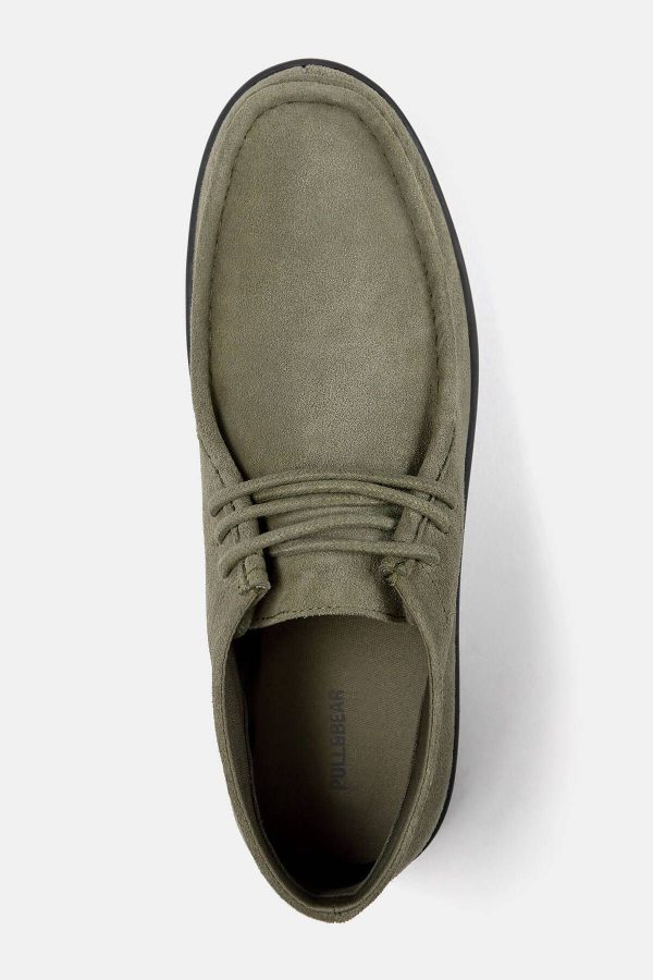 بوت اورجینال برند Pull bear مدل Düz deri bilekte bot کد 857619330 - Image 3