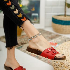 دمپایی اورجینال برند Parmi مدل Anatomik Taban Tokalı Terlik کد 74897101
